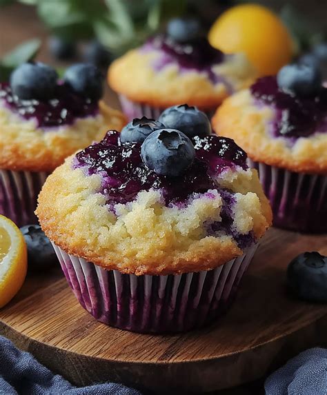Blueberry Jam Muffins