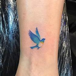 Bluebird Tattoo Small
