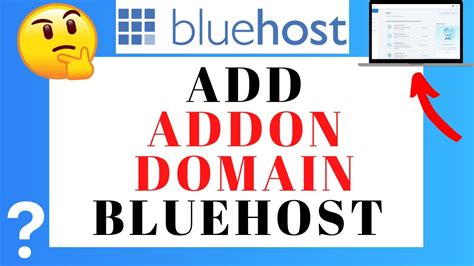 bluehost addon domain