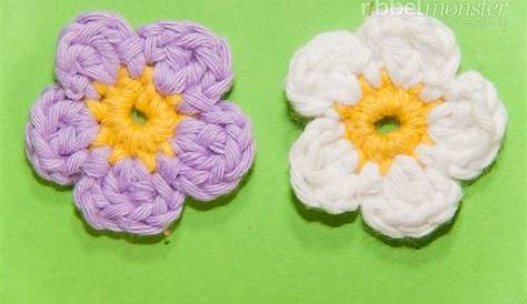 Blüten häkeln - Anleitung, Häkelanleitung Crochet Flower Patterns