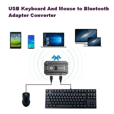 Bluetooth Adapter Convert Universal Usb Keyboard & Mouse
