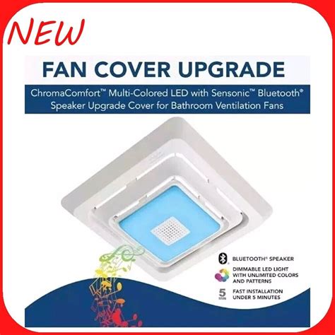 Bluetooth Bathroom Vent Cover