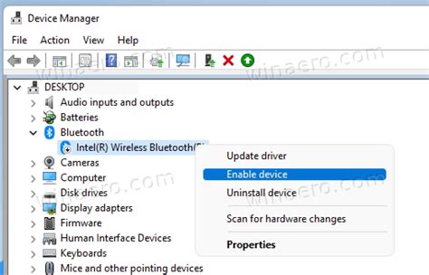 Bluetooth Disabled In Device Manager