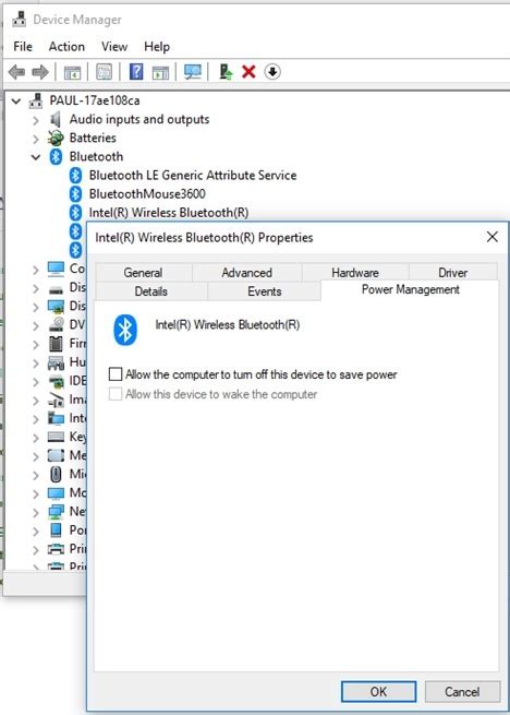 Bluetooth Keyboard Does Not Wake Up Computer