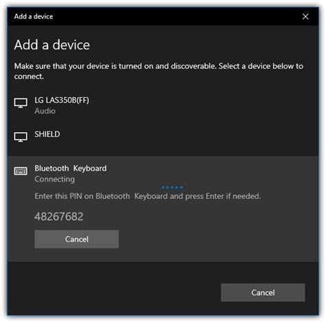 Bluetooth Keyboard Passcode Windows 10