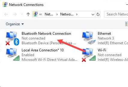 Bluetooth Network Connection Not Operational