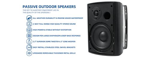 Bluetooth Outdoor Speakers And Receiver