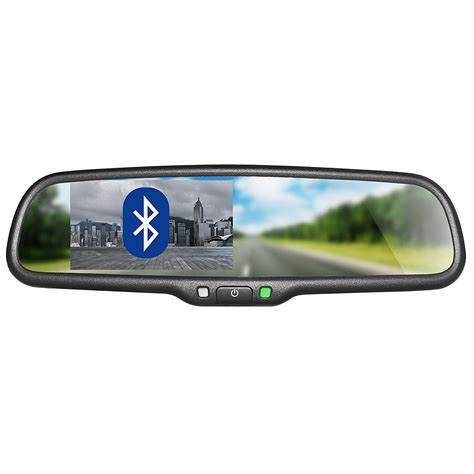 bluetooth rear view mirror