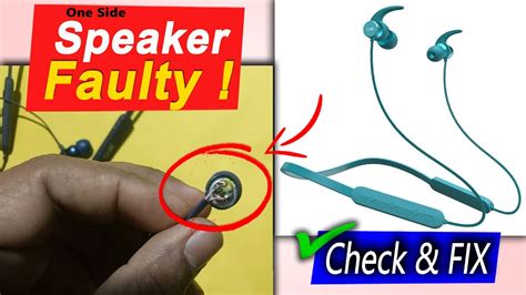 Bluetooth Speaker One Side Not Working