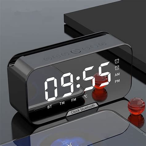 Bluetooth Speaker With Clock Display