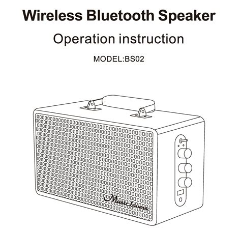 STORM LBS999 Bluetooth Speaker Instruction Manual Portable Speaker