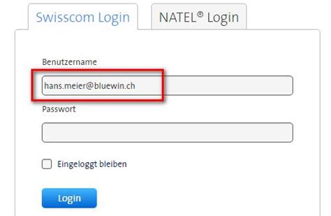 bluewin ch einloggen