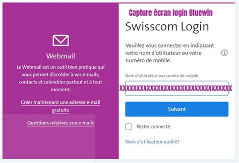 bluewin mail login support