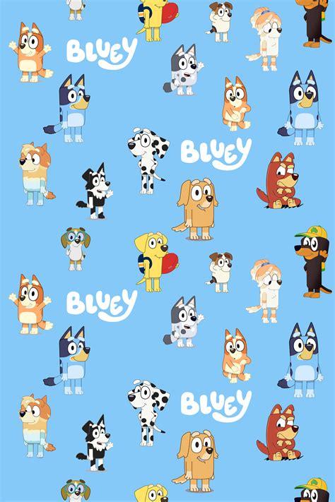 bluey wrapping paper uk