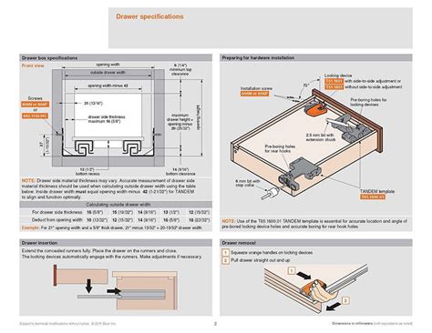 Blum Drawer Slide Instructions