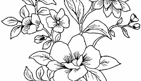Malvorlagen Für Blumen - schablonen ausdrucken