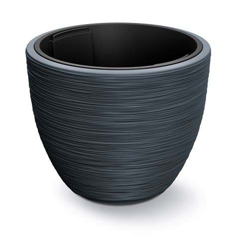Blumentopf Rillen Struktur Grau BLOOMINGVILLE Hier kaufen