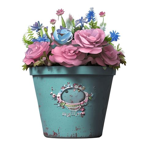 Blumentopf Blumentopf, Kuchen, Blumen