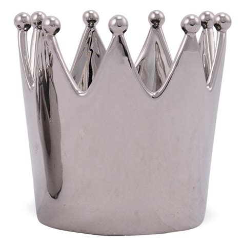 matches21 HOME & HOBBY Blumentopf »Krone Zink Metall Blumentopf