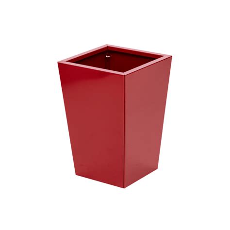 Elho Blumentopf Brussels Diamond Rund Hoch Ø 22 cm x 32 cm Rot kaufen