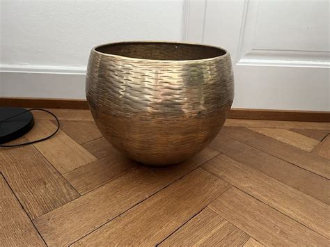 Messing Pflanztopf Kordeln Blumentopf Messing Etsy Pflanzen