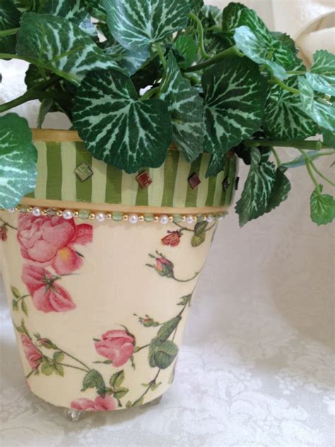 blumentopf übertöpfe selber machen dekoration in militarischem stil
