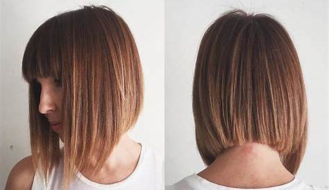 Blunt bob haircuts for women in 2021-2022