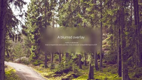 blur image background css