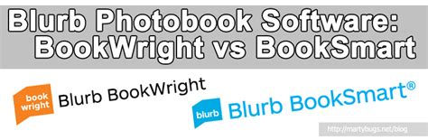 blurb booksmart vs bookwright
