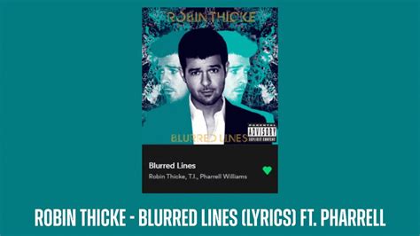 blurred lines meaning song