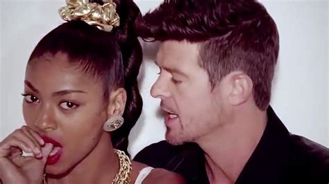blurred lines music video explicit
