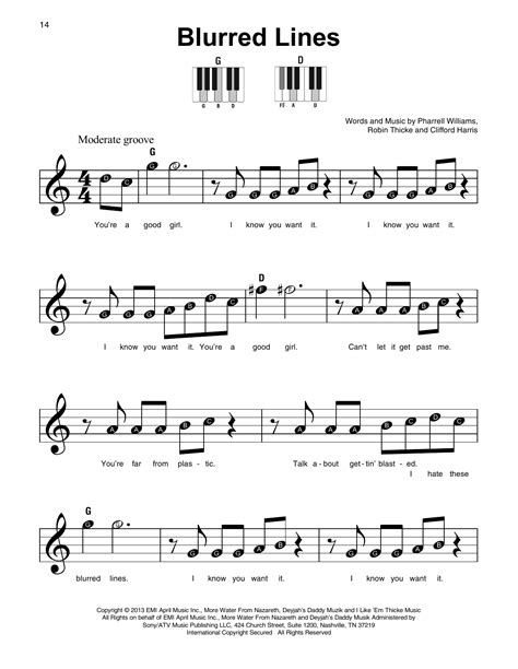blurred lines robin thicke piano