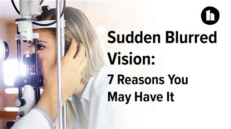 blurred vision in one eye sudden nhs