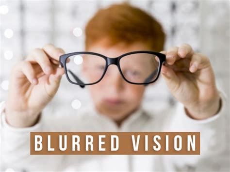blurred vision pressure behind eyes