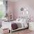 blush pink bedroom wallpaper