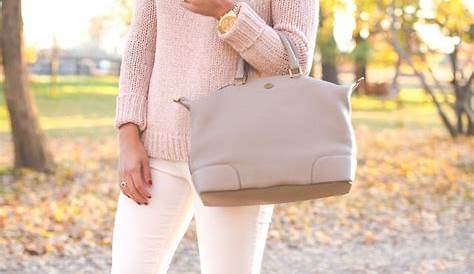 Blush Pink Sweater Outfit Off The Shoulder ! Winter Winter
