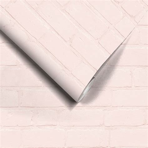 Blush Brick Wallpaper