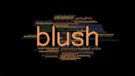 Blush Definition Verb
