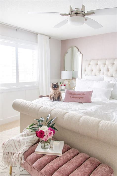 Blush and ivory bedroom Master bedroom romantic