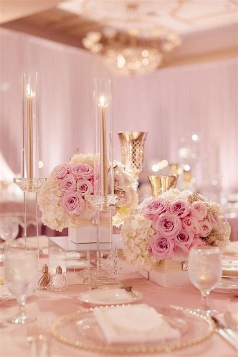 blush pink and gold wedding