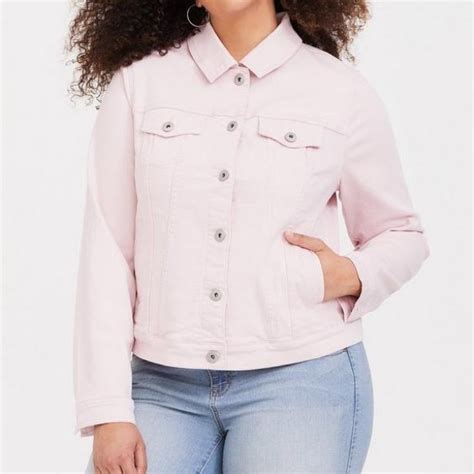 Blush Pink Denim Jacket