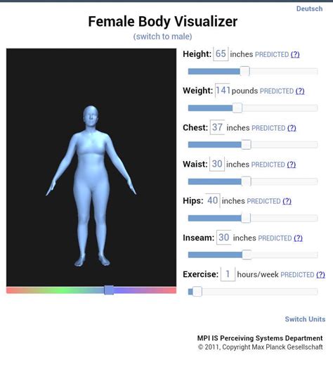 bmi body visualizer