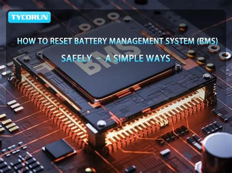 Bms/Battery Reset And Initialization