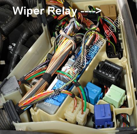 bmw e46 wiper relay diagram