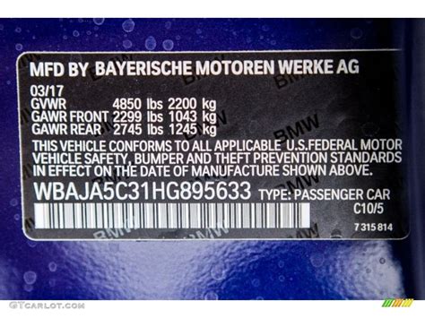 Bmw Mediterranean Blue Metallic Paint Code