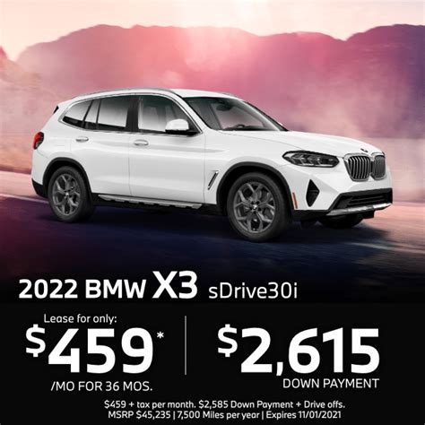 bmw special lease offers