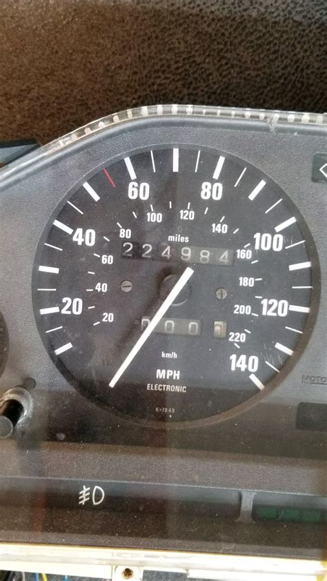 Bmw Speedometer Off