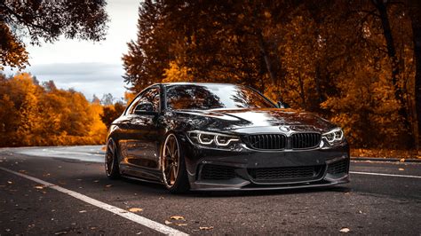 BMW Tuning 4 Series Black Metallic 4k Wallpaper Free