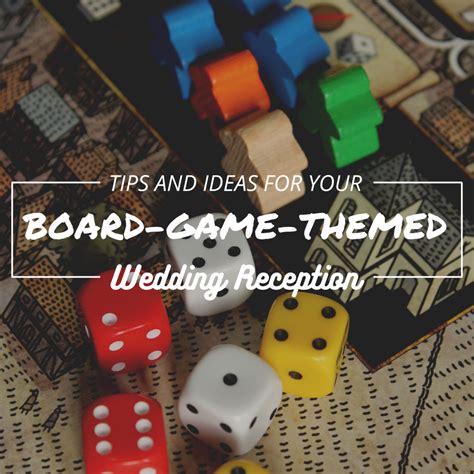 Board Game Wedding Reception