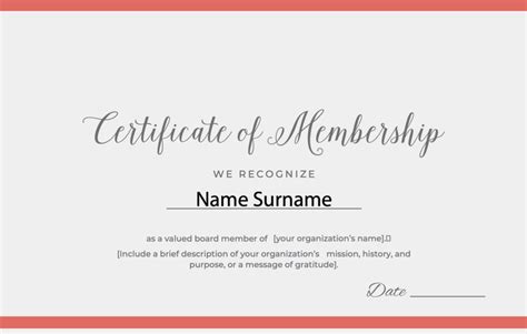 Board Member Certificate Template Download Printable PDF Templateroller